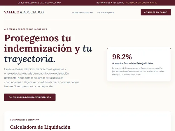 Diseño para Servicios legales